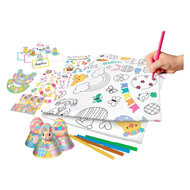 Kleur je Eigen Pasen Tafelkleed, Eierdopjes en Naambordjes