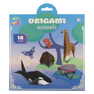 Origami 19,5x19,5cm - 12 Vellen en 18 Designs
