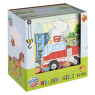 Houten Uitdeelpuzzeltjes - 15st.