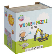 Houten Uitdeelpuzzeltjes - 15st.