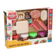 Kleiset met Wafelijzer - 4 Kleipotjes