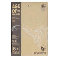 Houten Bouwpakket Dino 3D Diplodocus