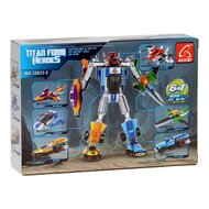 Bouwset Titan Heroes - Space Explorer Oranje - 96dlg.