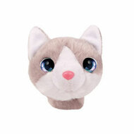 Pluche Klaparmband Katje Grijs