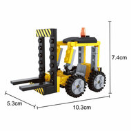 Bouwset Constructie Heftruck - 74dlg.