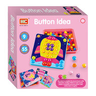 Kleurenbuttons met Opbergbox, 55dlg.