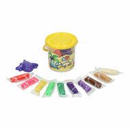 Kleisetje in Ton - 9 Kleuren Klei - 13dlg.