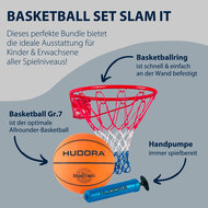 Hudora Basketbal Set Slam It, 3dlg.