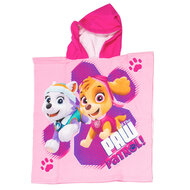 Handdoek Poncho Paw Patrol Roze 55x110cm