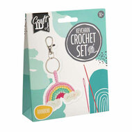 Haakpakket Sleutelhanger Regenboog - incl. Naald en Draad