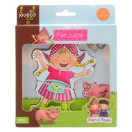 Fien &amp; Teun Houten Puzzel Fien - 5dlg.