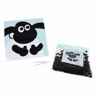 Maak je Eigen Schilderij met Wattenbollen - 20x20cm