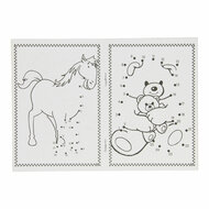 Kleurboekje Dieren A6 Verbind de Cijfers