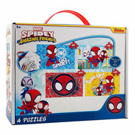 Spidey 4 Puzzels in Set