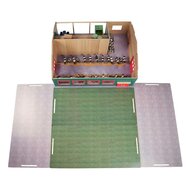 Kids Globe Loopstal met Berging en Weiland 1:32