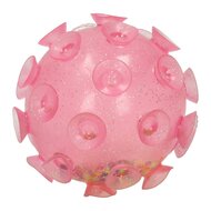 Noppen Glitter Knijpbal met Balletjes - 8cm