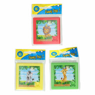 Schuifpuzzel Dier - 8x8cm