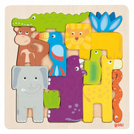 Goki Houten Puzzel Safari, 11st.