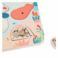 Classic World Houten Noppenpuzzel Poel met Geluid