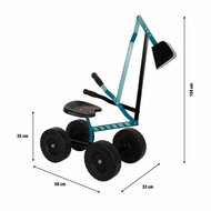 Small Foot - Graafmachine met Wielen Blauw