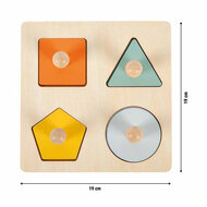Small Foot - Houten Vormen Montessori Puzzel FSC