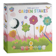 Maak-je-eigen Tuinprikkers incl. 6 Verfkleuren &amp; 1 Kwast