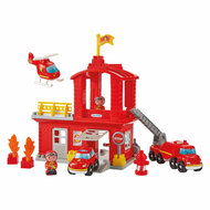 Abrick Brandweerkazerne met 3 Voertuigen