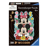 Ravensburger Houten Legpuzzel Mickey Mouse &amp; Minnie Mouse, 300st.