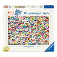 Ravensburger Legpuzzel 387 Dogs &amp; One Cat - 300st.