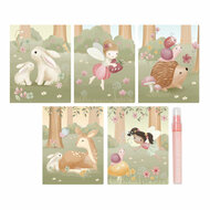 Little Dutch Magisch Waterkleurboek Rosa Fairy Garden