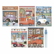 Little Dutch Magisch Waterkleurboek Jim Voertuigen