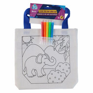 Katoenen Tas met 5 Stiften