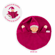 Corolle Tidoudou - Roze Grenadine Knuffeldoek, 17cm