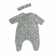 Corolle Poppen Pyjama Glitter in het Donker en Haarband, 36cm