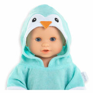 Corolle Badcape voor Babypop - Pinguin, 36cm