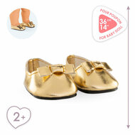 Corolle Gouden Ballet Platte Schoenen voor Babypop, 36cm