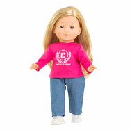 Corolle Fuchsia T-shirt voor Poppen, 36cm