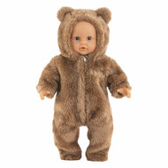 Corolle Bunting Brown Bear Onesie - 30cm