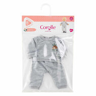 Corolle Grijs Joggingpak Kleine Ontdekker - 30cm