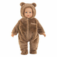 Corolle Bunting Brown Bear Onesie - 42cm