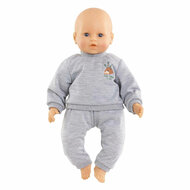 Corolle Grijs Poppen Joggingpak Kleine Ontdekker - 42cm