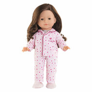 Ma Corolle Poppenpyjama en Slofjes - Hartjes - 36cm