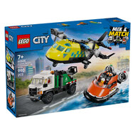 LEGO City 60505 Vliegtuig, servicewagen en hovercraft remix