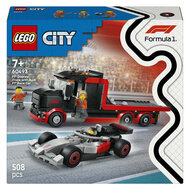 LEGO City 60493 F1 displaytruck met Audi F1 racewage