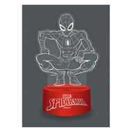 3D Lamp met Afstandbediening Spiderman