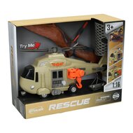 Helicopter met Dinosaurus - incl. Licht en Geluid