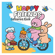 Happy Friends Kleurboek - 96pag.