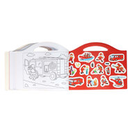 Mijn Kleurboek De Brandweer - met Stickers en 96 Kleurplaten
