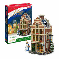 Cubic Fun 3D Puzzel Hollanse Bakkerij met Led Verlichting - 65st.
