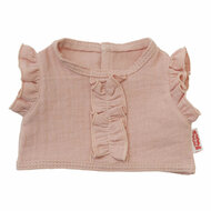 Poppen Wikkelrok Roze met Ruches, 28-35 cm